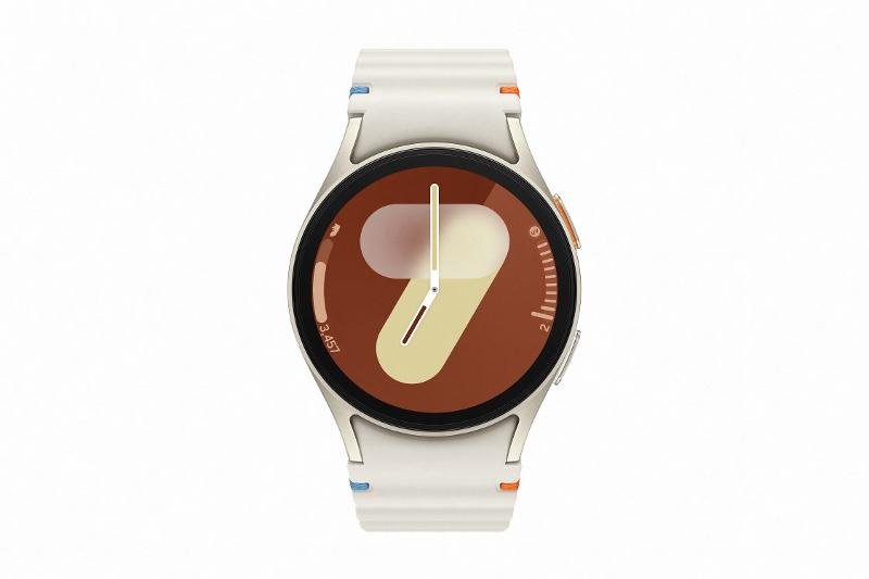 Samsung Galaxy Watch7 smartwatch cream front product image
