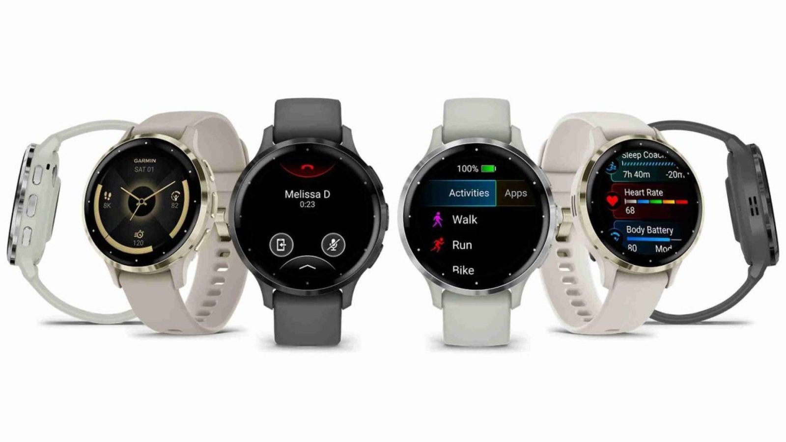 Garmin Venu 3 smartwatch back product-only image