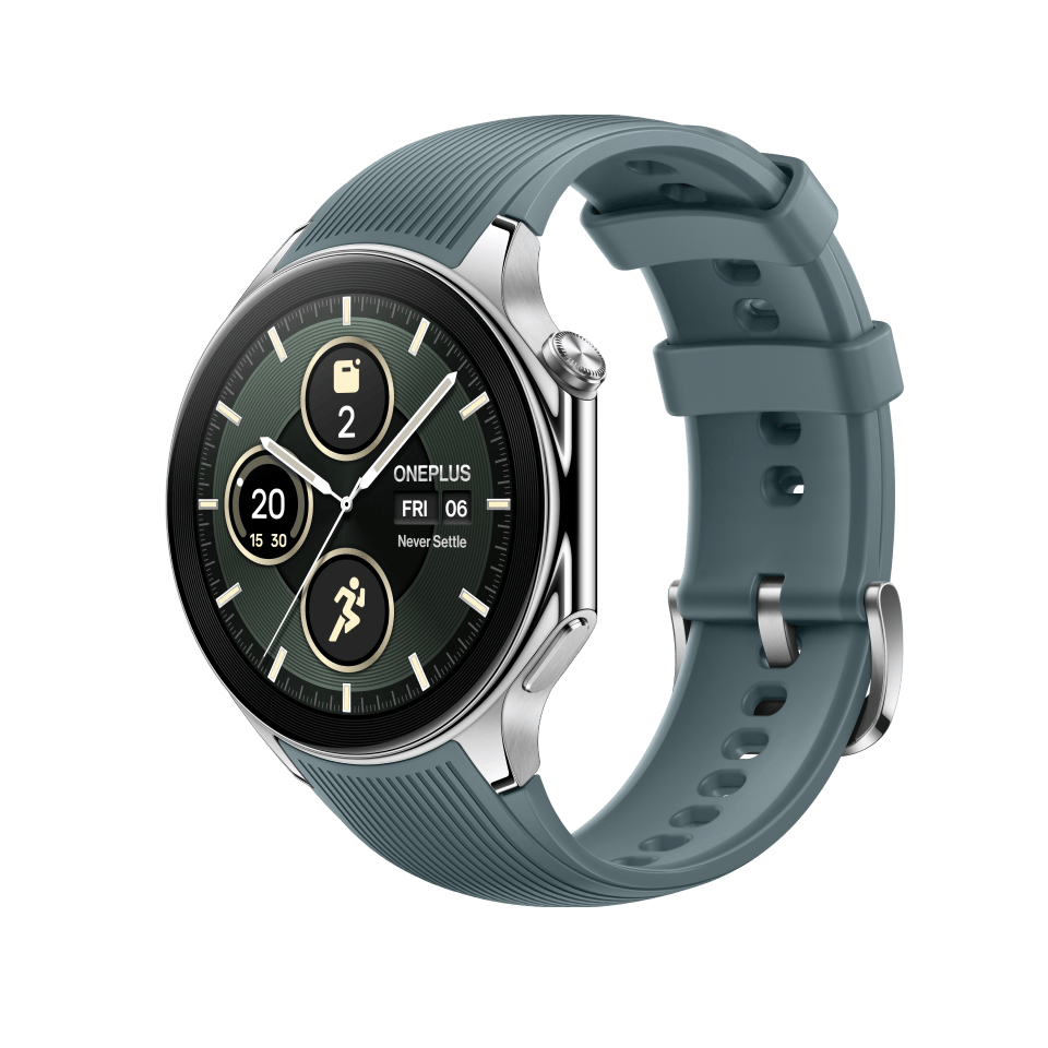 OnePlus Watch 2 smartwatch black angled product image