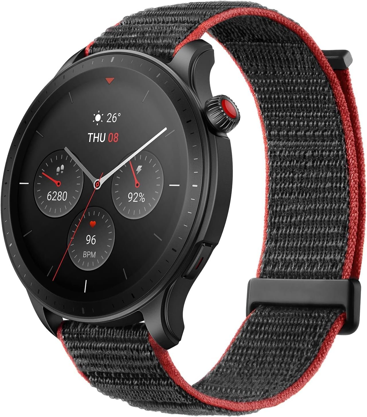 Amazfit GTR 4 smartwatch alternate strap product-only angle
