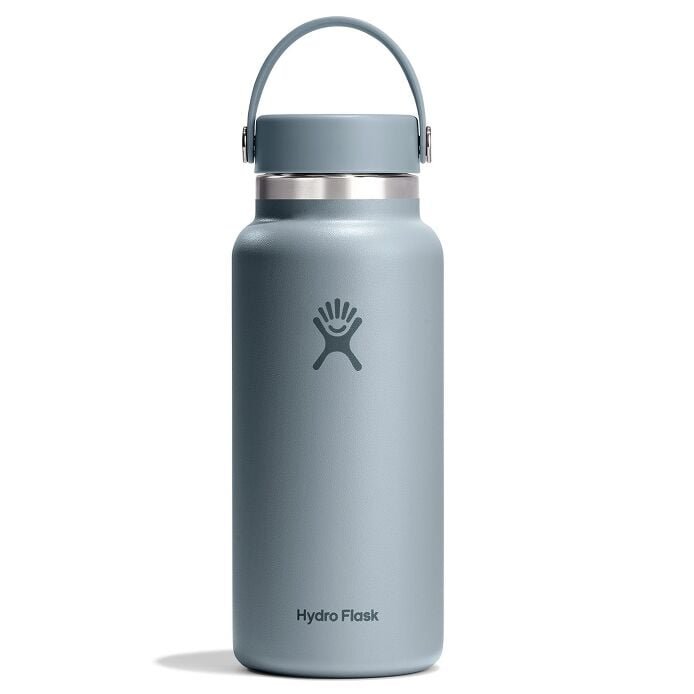 Hydro Flask 32 oz Wide Mouth insulated stainless steel water bottle with Flex Cap