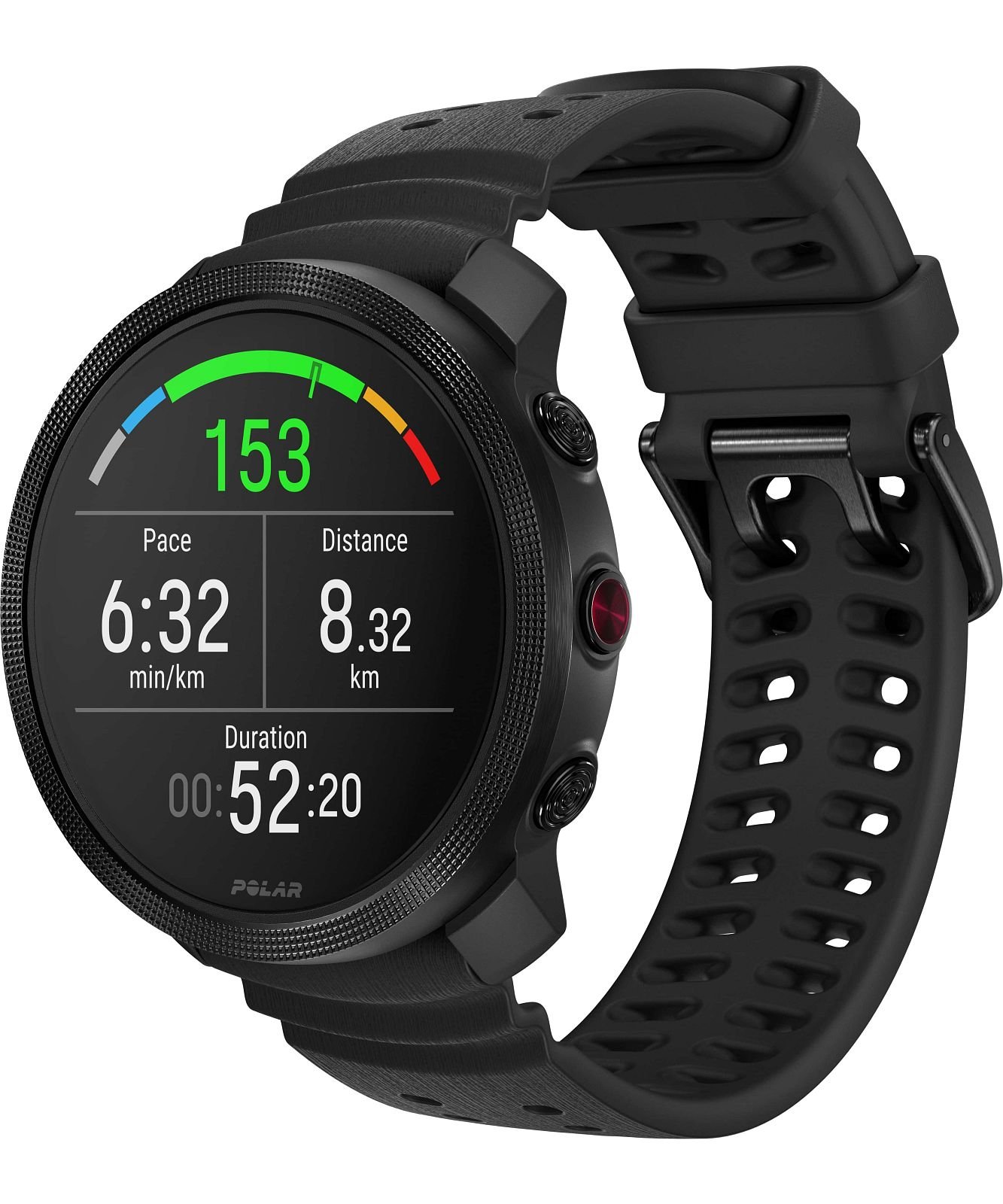 Polar Vantage M3 smartwatch product-only running angle