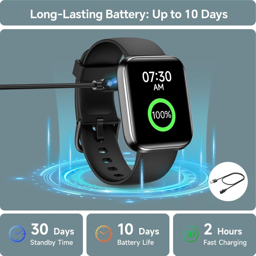 Smart Watch for Men Women Review: 1.85" Alexa Smartwatch with 120+ Sports Modes Smart Watch for Men Women