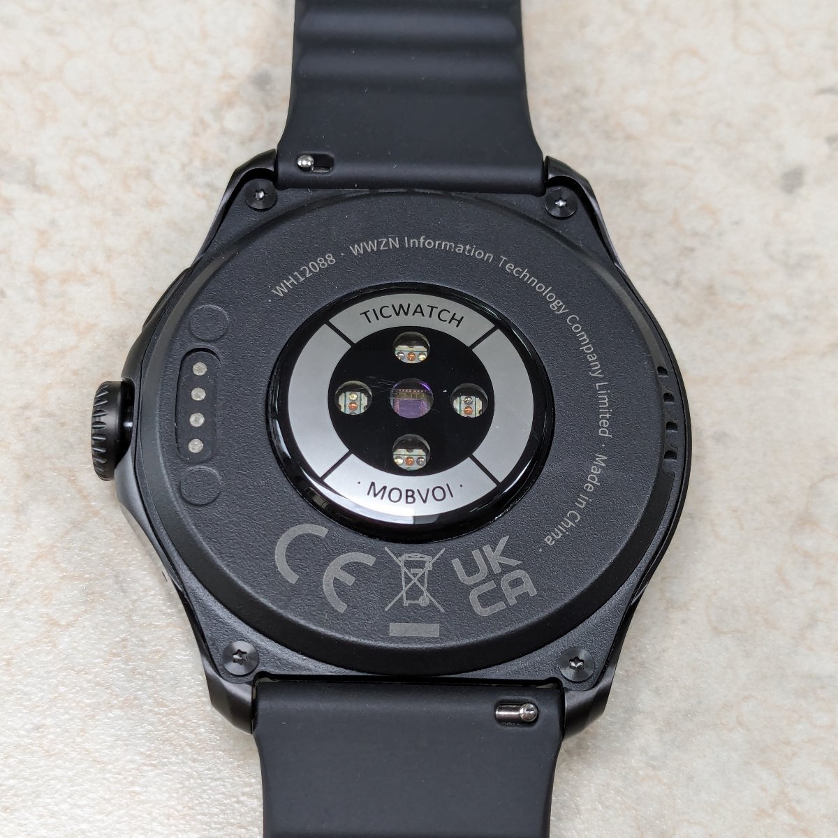TicWatch Pro 5 Enduro smartwatch product-only rear sensor view