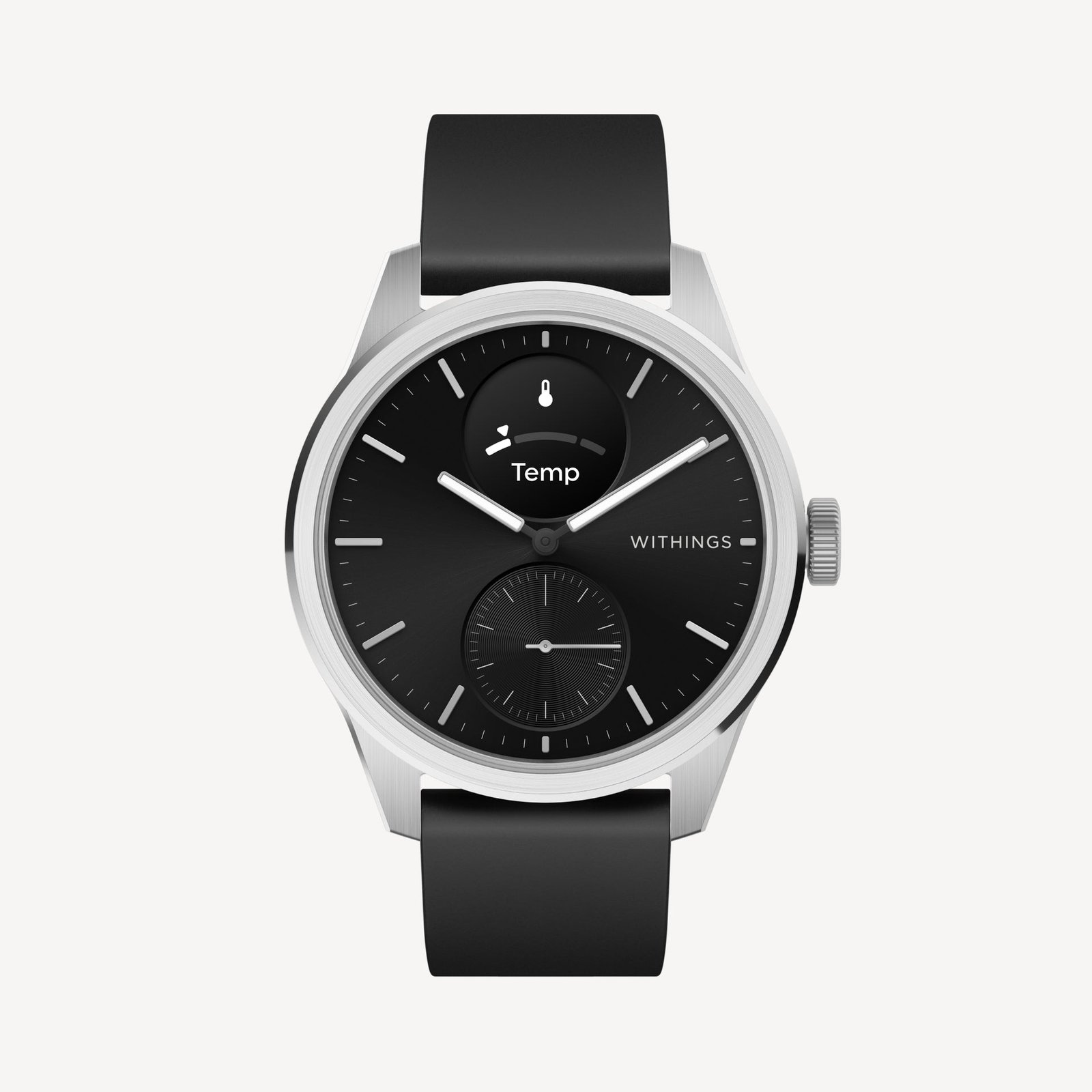 Withings ScanWatch 2 smartwatch heart rate product-only angle