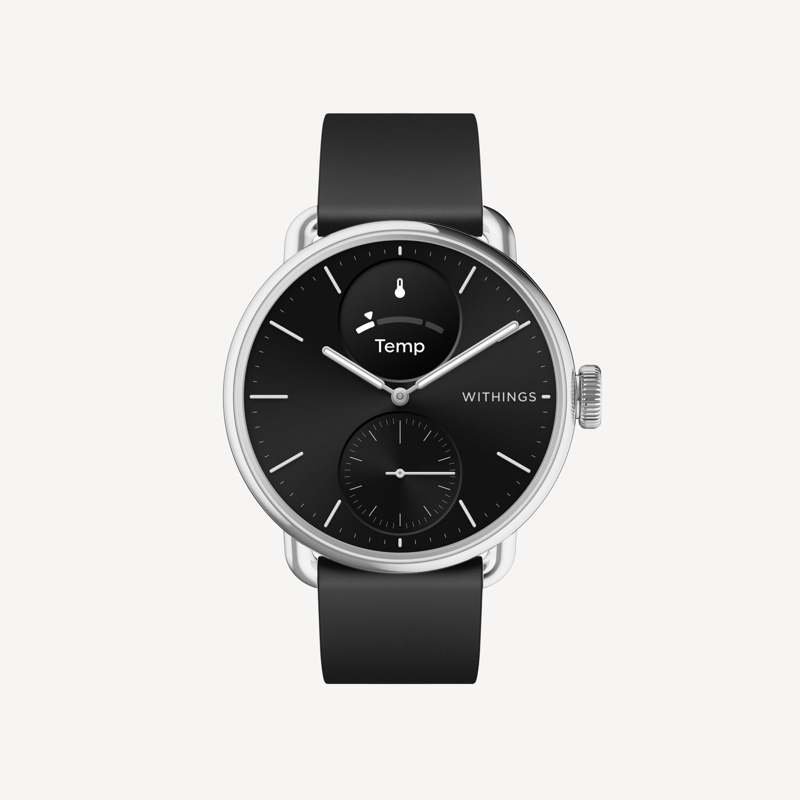 Withings ScanWatch 2 smartwatch front product-only view
